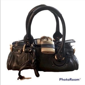 Chloe Black Leather Handbag